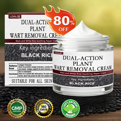 LOVILDS® Black Rice Skin Repair Essence Cream (Removes warts and skin growths, improves keratin buildup and seborrheic dermatitis, follicular keratosis, age spots, and bruising)